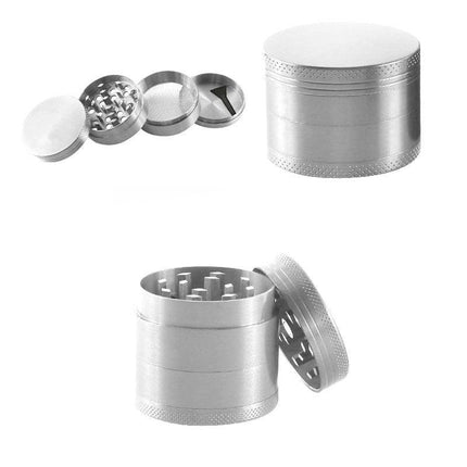 4-Layer Metal Zinc Tobacco Herb Alloy Grinder Hand Muller Smoke Crusher Spice AU - Aimall