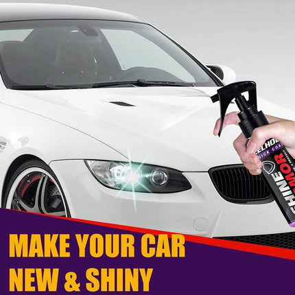 Shine Armor Fortify Quick Coat Ceramic Coating 3 in 1 Hydrophobic Car Wax 120mL - Aimall