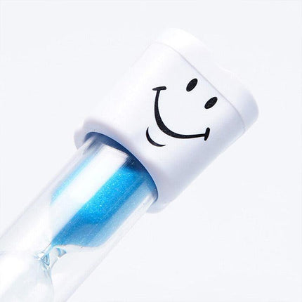 3 Mins Hourglass Sand Timer Kids Gifts Egg Kitchen Smiley Tooth Brushing Clock - Aimall