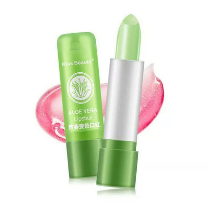 Aloe Vera Lip Colour Changing Lipstick Long Lasting Moisturizing Natural Balm AU - Aimall