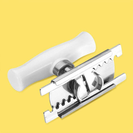 Stainless Steel Adjustable Twist Jar Opener Spiral Can Seal Lid Cap Remover AUS - Aimall