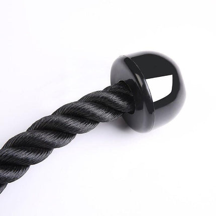 TRICEP ROPE GYM CABLE ATTACHMENT SINGLE HANDLE ROW BAR HOME GYM FITNESS DIP - Aimall