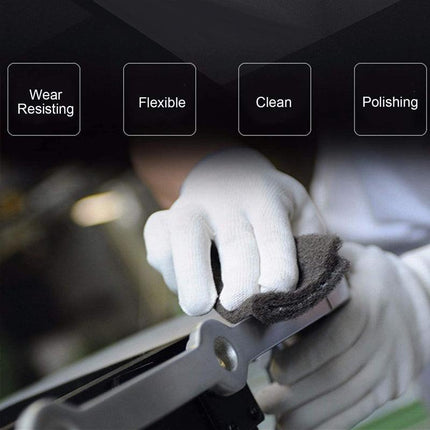 1/2/3/5PCS Grade 0000 Steel Wire Wool 3.2m For Polishing Cleaning Remover AU - Aimall