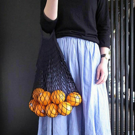 Mesh Net Turtle Bag String Shopping Bag Reusable Fruit Storage Handbag Totes AU - Aimall
