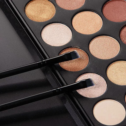 Eyebrow Brush Dual-ended Duo Brow Eyeliner Angled Cut Spoolie Brush Makeup Tools - Aimall