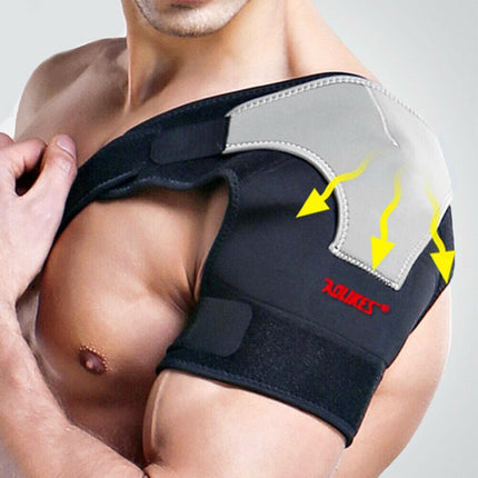 AOLIKES Shoulder Brace Rotator Cuff Pain Relief Support Therapy Belt Sleeve AU - Aimall