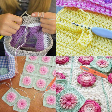 8x RSI Sewing Tool Crochet Hooks Kit Yarn Knitting Needles Ergonomic Grip Set AU - Aimall