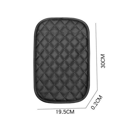Car Armrest Accessories Cushion Cover Center Console Box Pad Protector Universal - Aimall