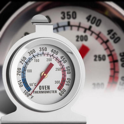 Stainless Steel Oven Thermometer Large Dial Kitchen Food Temperature AU Stock - Aimall