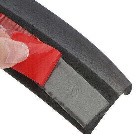 Universal Rubber Car Front Bumper Lip Skirt Protector Body Spoiler Splitter 2.5M - Aimall