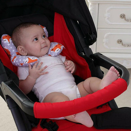Baby Soft U-Shaped Auto Car Seat Stroller Head Neck Support Pillow Cushion AU - Aimall