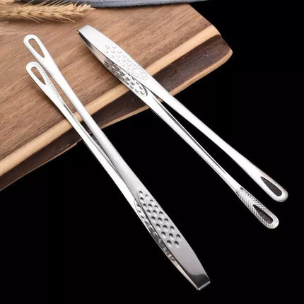 24/28CM Stainless Steel Kitchen Grill Straight Tweezers BBQ Food Tongs Tools AU - Aimall