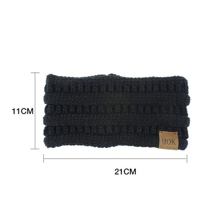Knitted Knot Headband Head Wrap Ear Hair Band Winter Crochet Turban Women nbm AU - Aimall