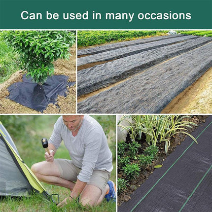 Marlow 50PCS Synthetic Artificial Grass Turf Pins Pegs U Fastening Lawn Weed Mat - Aimall