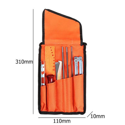 10PCS Chainsaw File Filing Kit Files Tool Chain Sharpener For Stihl AU Stock - Aimall