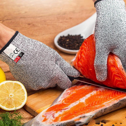 Safety Stainless Steel Cut Proof Stab Resistant Wire Metal Mesh Butcher Glove OZ - Aimall
