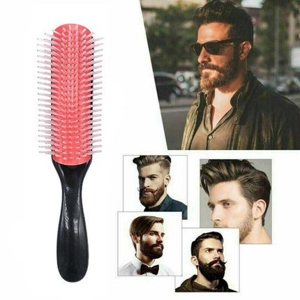 New Hair Styling Brush Classic D3 Medium (9 row) Comb Styling Hairbrush AU HOT - Aimall