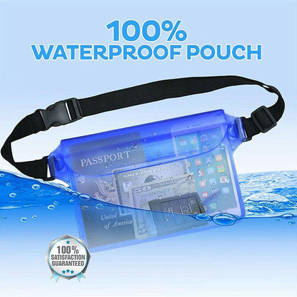 Waterproof Underwater Waist Belt Bum Bag Beach Swimming Boating Dry Phone Pouch - Aimall