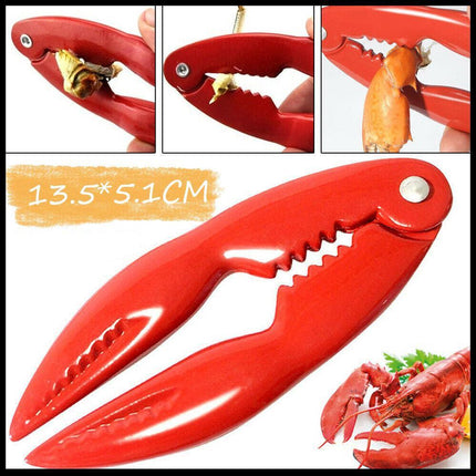 Crab Cracker Lobster Tool Shell Seafood Tool Forks Scissors Shellfish Opener AU - Aimall