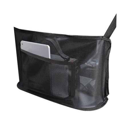 Car Net Pocket Handbag Holder Between Seats Organizer Purse Storage Mesh Bag AU - Aimall