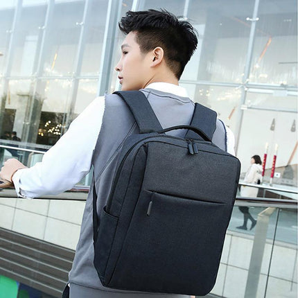 Men Women Canvas Waterproof Backpack Bag School Travel Laptop Bag Business Bag - Aimall