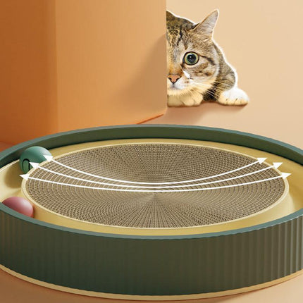40CM Magic Cat Scratcher bed Pad Toy Accordion Style Folding Lounge Cardboard AU - Aimall