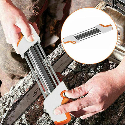 AU Stock 2 IN 1 Chainsaw Teeth Quick Sharpener File For STIHL .325" 4.8mm Chain - Aimall