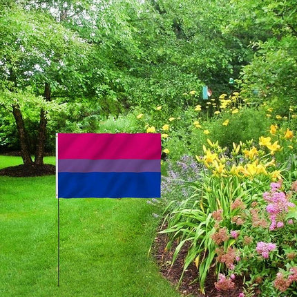 Bisexual LARGE Flag 150x90cm Bi Sexual Pride LGBT Lesbian Gay rainbow Mardi Gras - Aimall