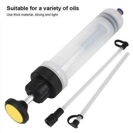 200CC Fluid Extractor Pump Manual Waste Oil Suction Vacuum Fuel Transfer Filling - Aimall