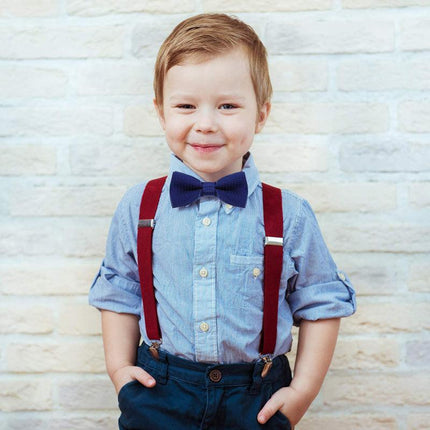 Boys Bow Tie Polka Dot Necktie Baby Children Kids Neck Bow TIES Toddler Wedding - Aimall