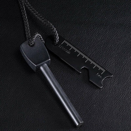 Magnesium Flint Rod Stone Fire Starter Lighter Emergency Survival Camping Hiking - Aimall