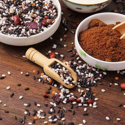 1/2/4/10 PCS Wooden Small Little Mini Scoop Salt Sugar Coffee Spoon Kitchen Tool - Aimall