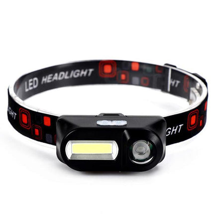 Super Bright Waterproof Head Torch Headlight LED USB Rechargeable Headlamp Fish - Aimall