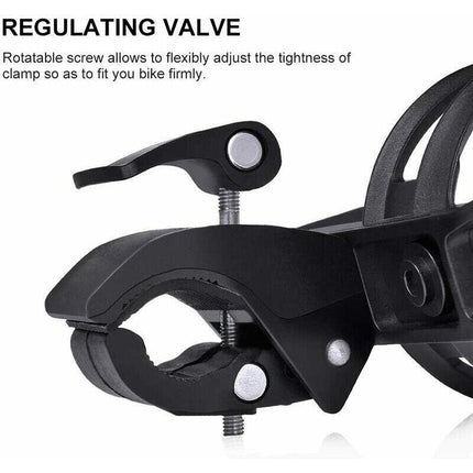 Bike Cup Holder Water Bottle Cage Bicycle Handlebar Mount Drink Cycling Beverage - Aimall