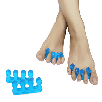 Reusable Soft Silicon Toe Finger Separator Nail Art Pedicure Polish Tool AU - Aimall