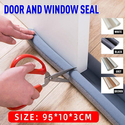 NEW Door Bottom Sealing Strip Guard Wind Dust Threshold Seals Draft Stopper AU - Aimall