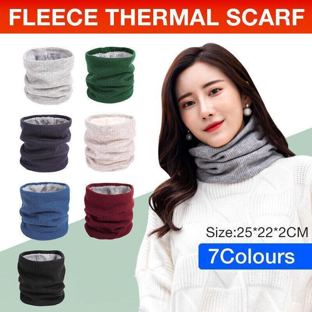 Winter Warm Fleece Thermal Scarf Ski Balaclava Hat Neck Tube Beanie Men Women AU - Aimall