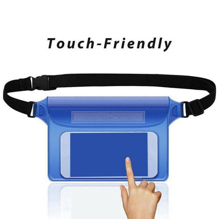 Waterproof Underwater Waist Belt Bum Bag Beach Swimming Boating Dry Phone Pouch - Aimall