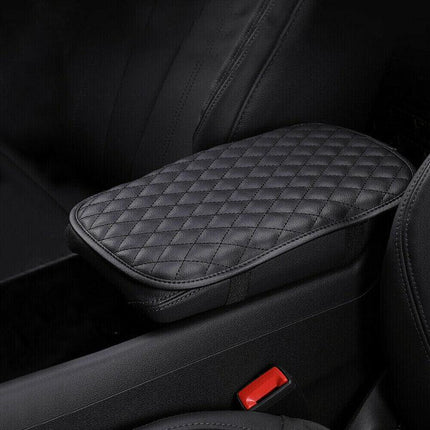 Car Armrest Accessories Cushion Cover Center Console Box Pad Protector Universal - Aimall