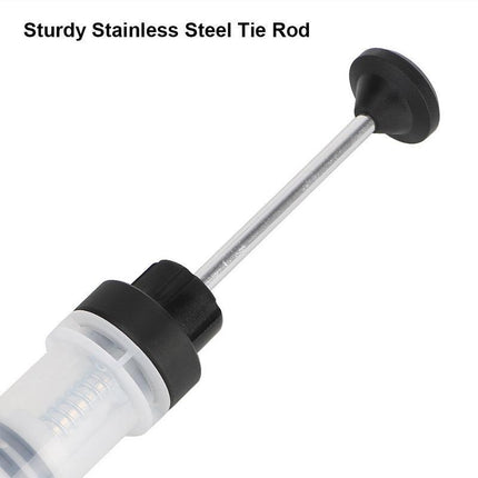 200CC Fluid Extractor Pump Manual Waste Oil Suction Vacuum Fuel Transfer Filling - Aimall