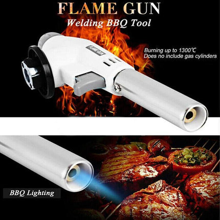Gas Welding Torch Flame Jet Gun Butane Blow Soldering Burner Lighter Solder New - Aimall