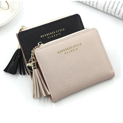 Women Wallet Short Small Coin Purse Ladies Folding Card Card Holder Leather AU - Aimall