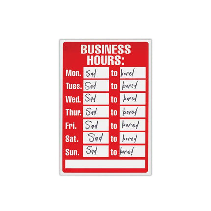 Business Hours Open Close Sign Clock Office Business Shop Door Restaurant Window - Aimall