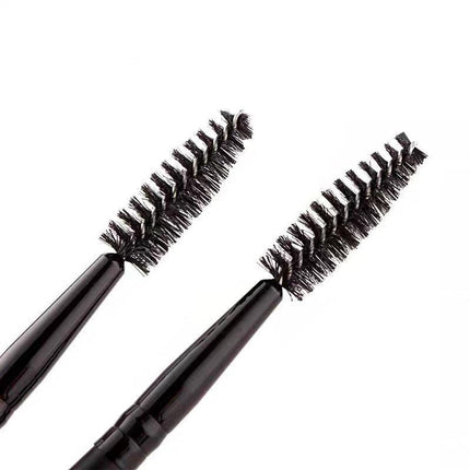 Eyebrow Brush Dual-ended Duo Brow Eyeliner Angled Cut Spoolie Brush Makeup Tools - Aimall