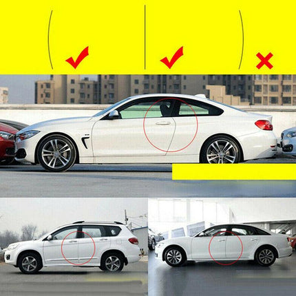 4pcs Universal Black Car Door Edge Anti-Collision Cover Scratch Protector Guard - Aimall