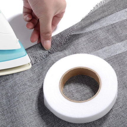 1-5Rolls 64M Fabric Fusing Tape Adhesive Hem Iron-on Tape Hemming Tape 15mm Wide - Aimall