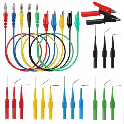 22 X Test Tool Aid 23500 Back Probe Kit SG Automotive Identified Probe Pin Wires - Aimall