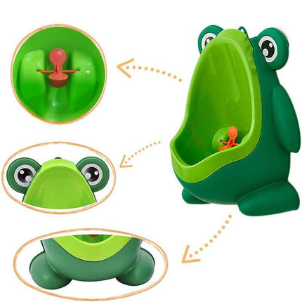 Frog Shaped Kid Baby Potty Toilet Training Urinal Boys Pee Trainer Bathroom AU - Aimall