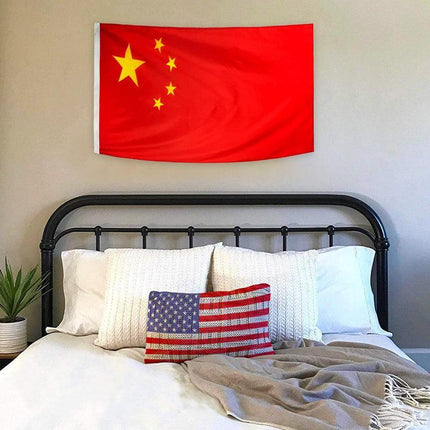 Large Chinese China Flag CN Heavy Duty Outdoor 90 X 150 CM - 3ft x 5ft AUStock - Aimall