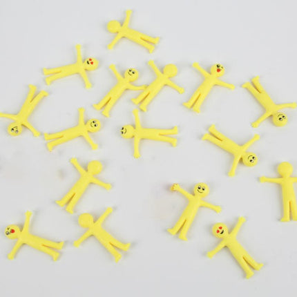 Stretchy Toys Smile Face Man Kids Birthday Party Decompression Anti Stress 12PCS - Aimall